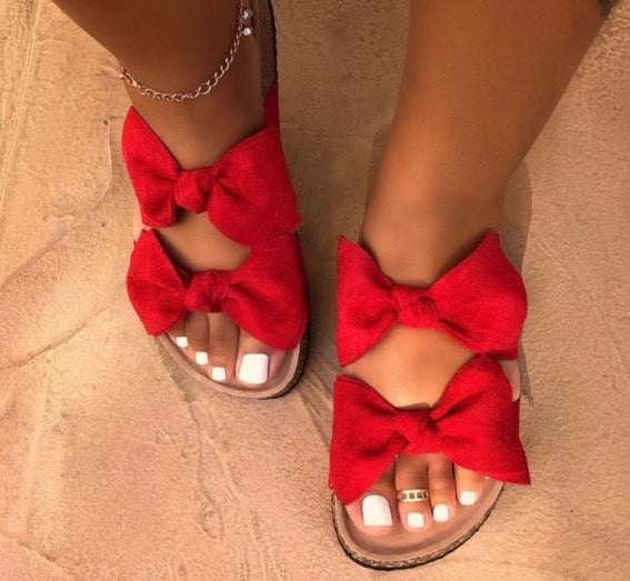 Red Sandals