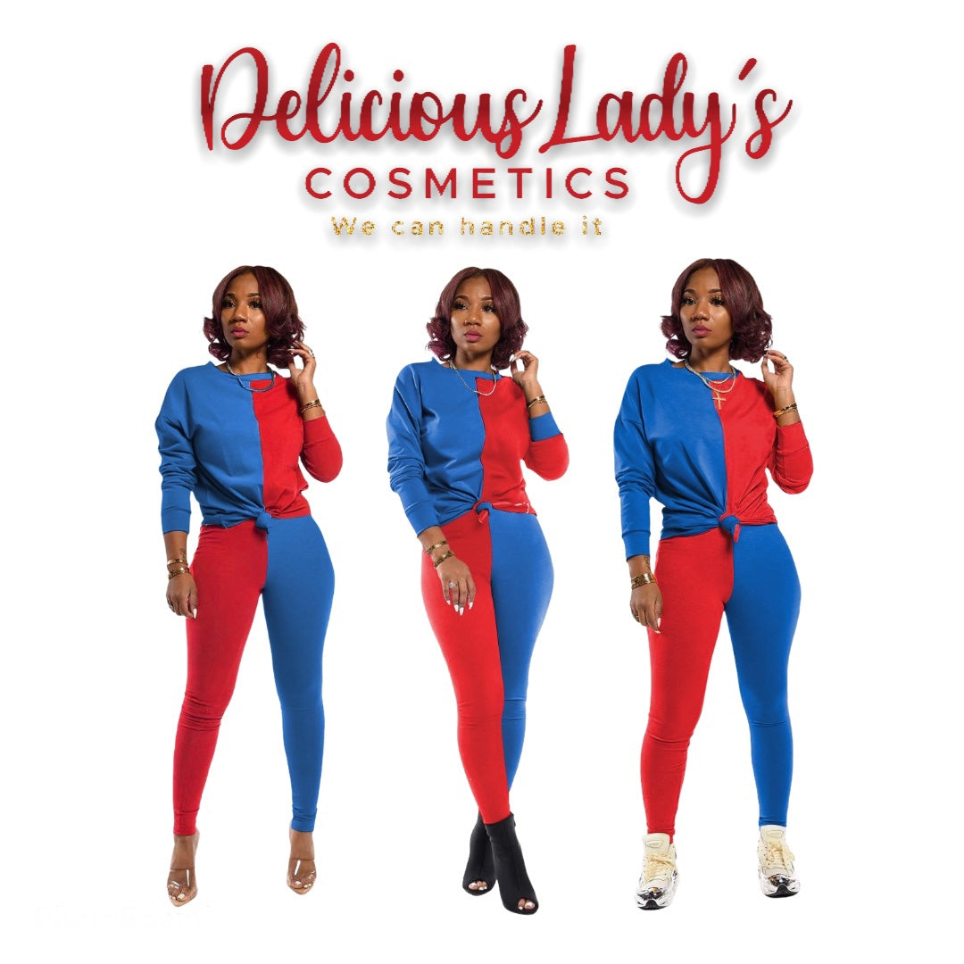 Red 2 Pieces Jumpsuits